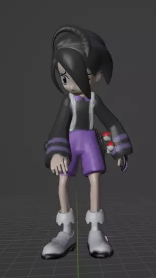 Allister gym leader  3D print model_0