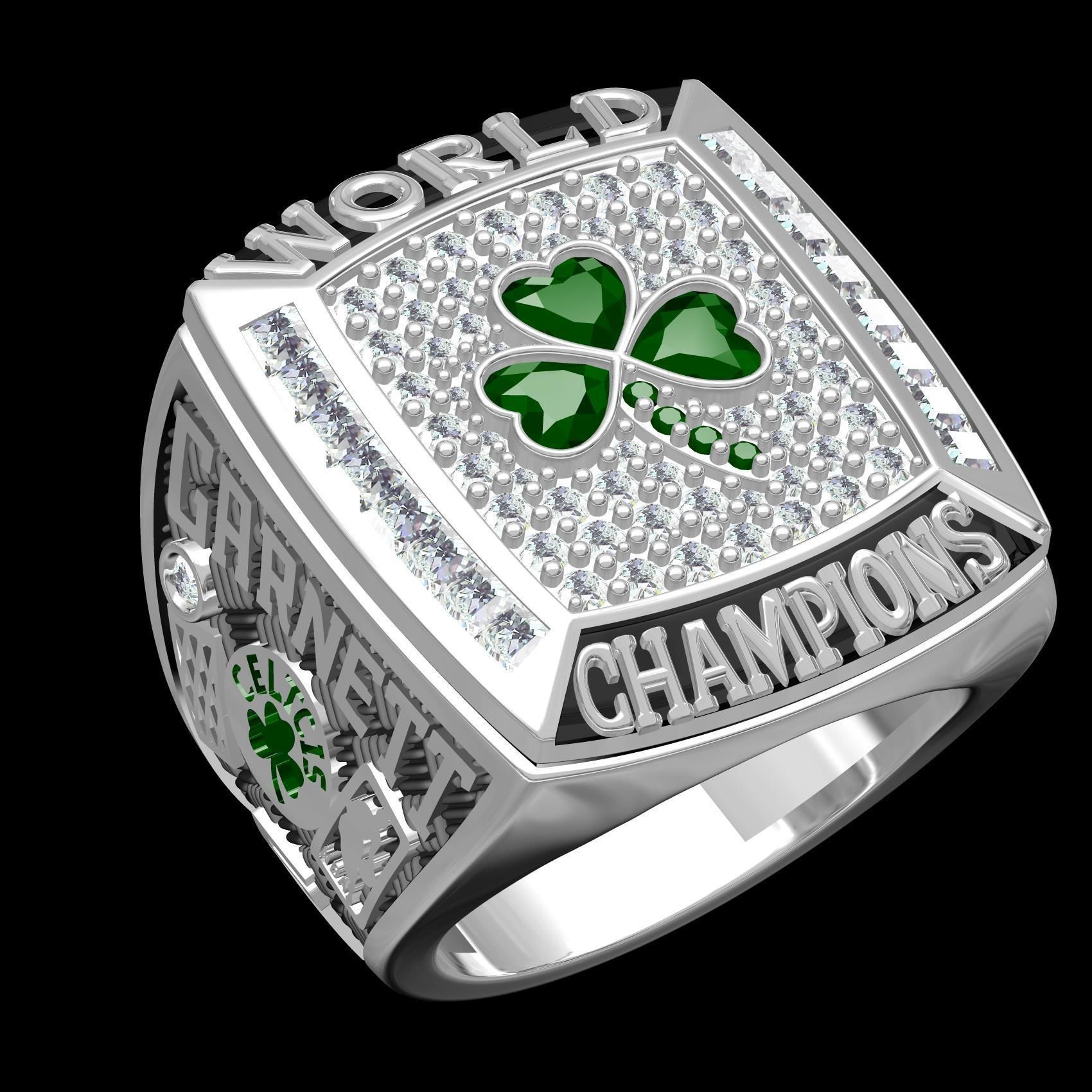 Banner17 NBA Championship Ring 3D print model_12
