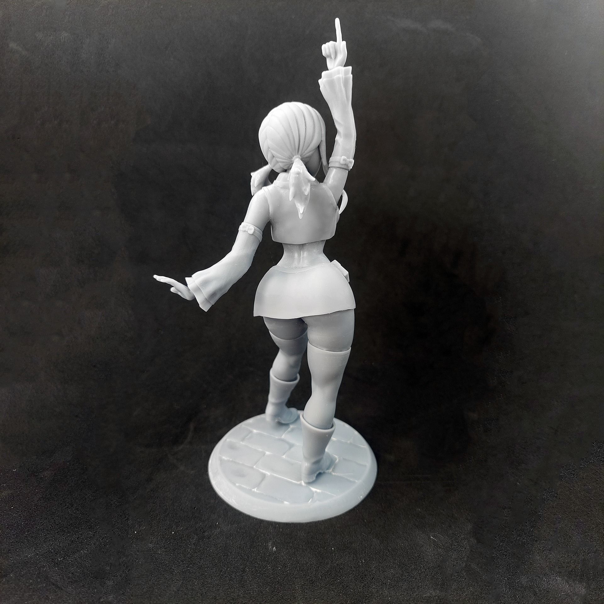 Lucy Heartfilia from Fairy Tail 3 versions 3D print model_8