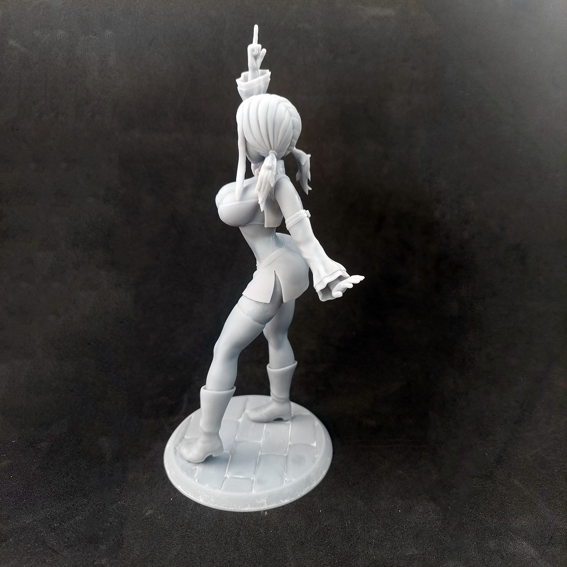 Lucy Heartfilia from Fairy Tail 3 versions 3D print model_7