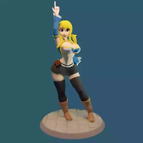 Lucy Heartfilia from Fairy Tail 3 versions