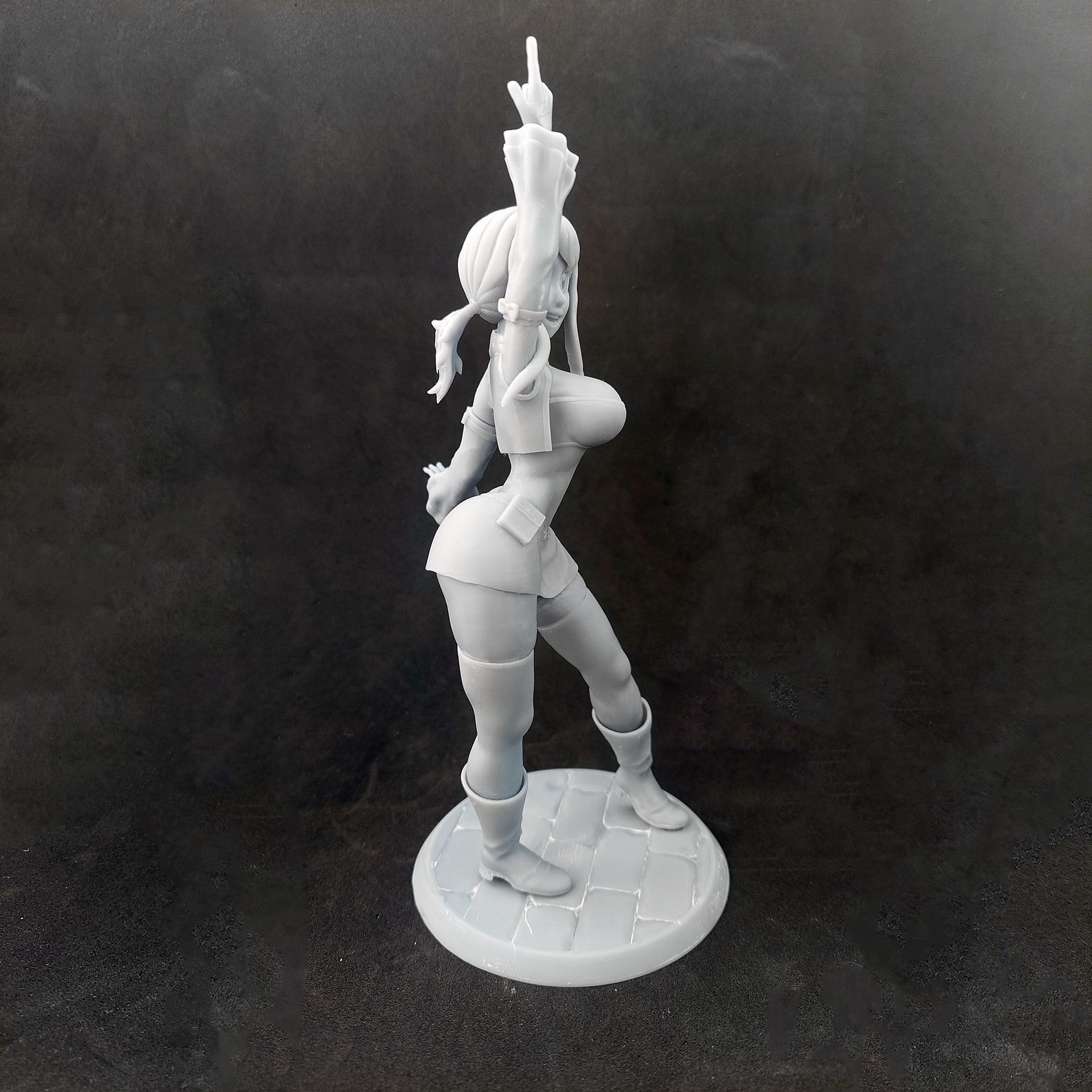 Lucy Heartfilia from Fairy Tail 3 versions 3D print model_9