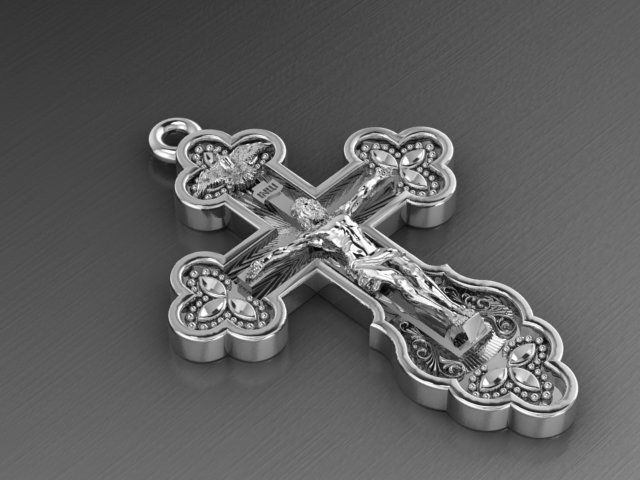 Cross Jesus 3D print model_2