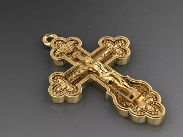 Cross Jesus 3D print model_0