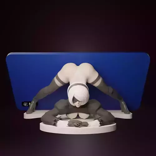 NSFW 2b phone holder 2 versions 3D print model