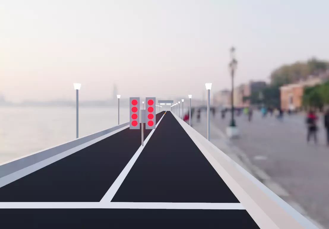 Drag strip 3D model_0