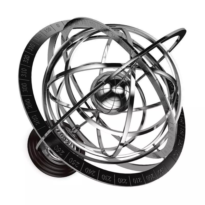 Armillary Sphere 3D model_0
