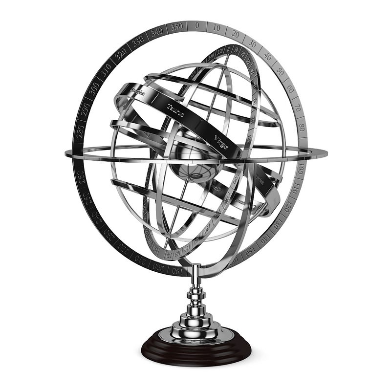 Armillary Sphere 3D model_3