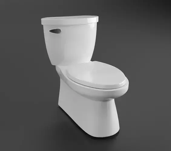 Brella Comfort Height Elongated toilet  402095 3D model