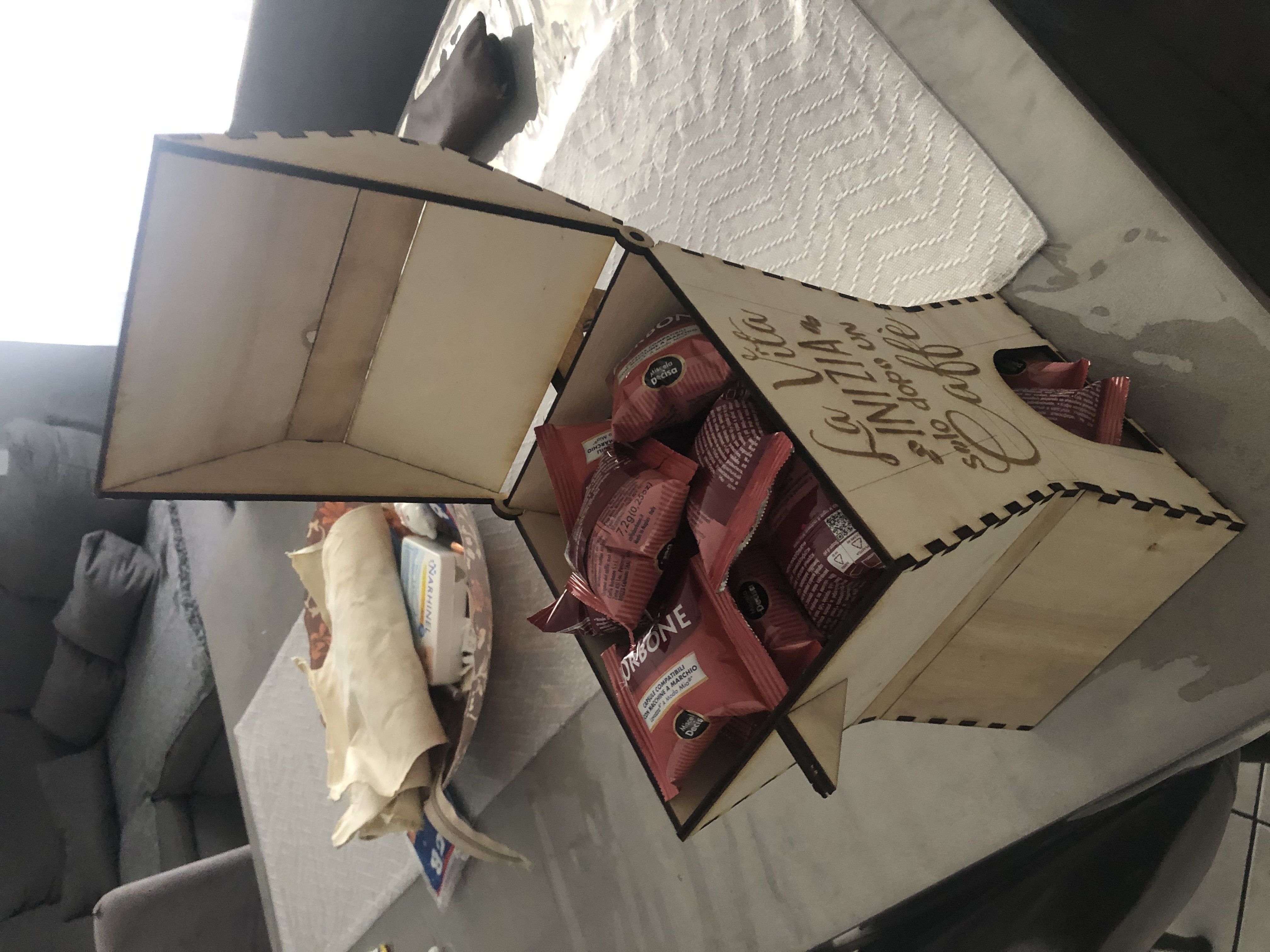 LASER CUT - COFFEE POD CAPSULE HOLDER 3D model_3