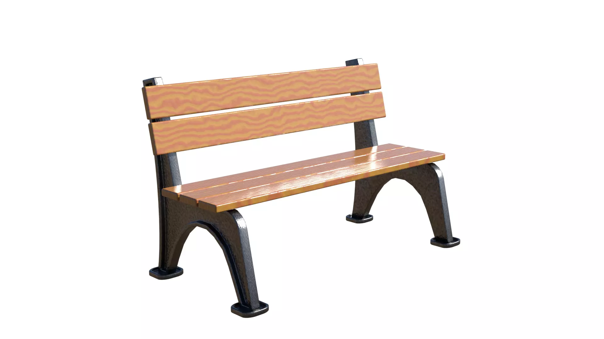 Park Bench 3D Model Free 3D model