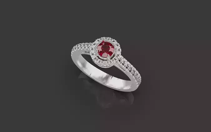 Women Wedding Rings 0032 3D print model