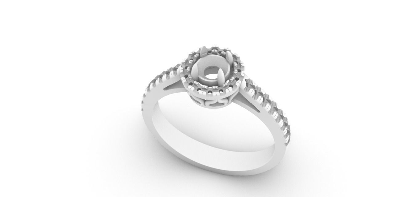 Women Wedding Rings 0032 3D print model_6