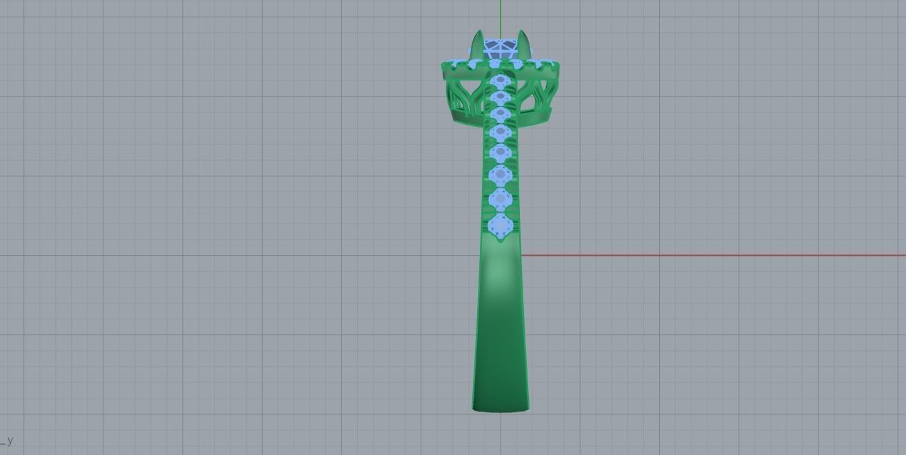 Women Wedding Rings 0032 3D print model_3