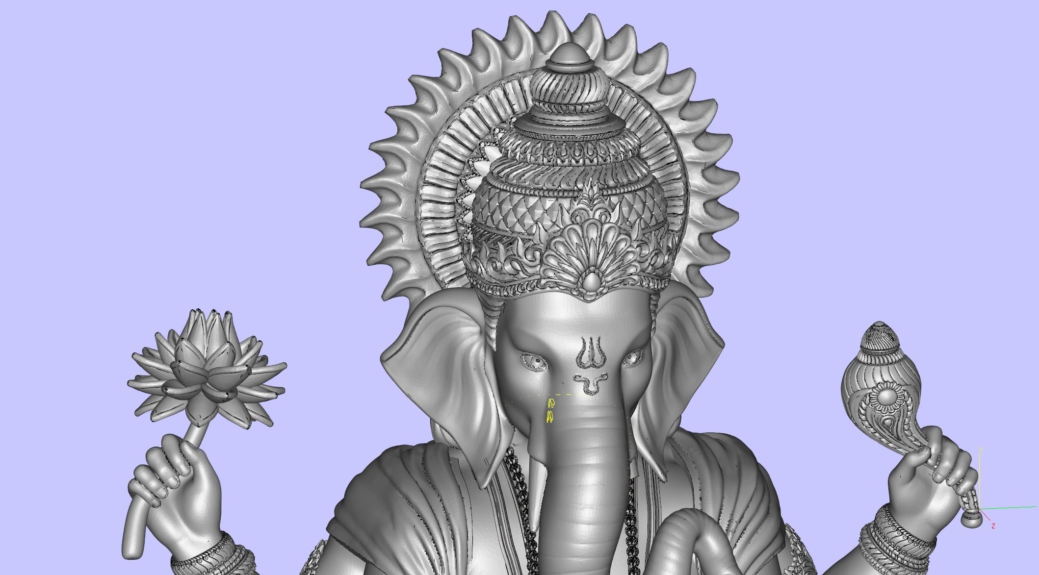 Ganesh 3D print model_5