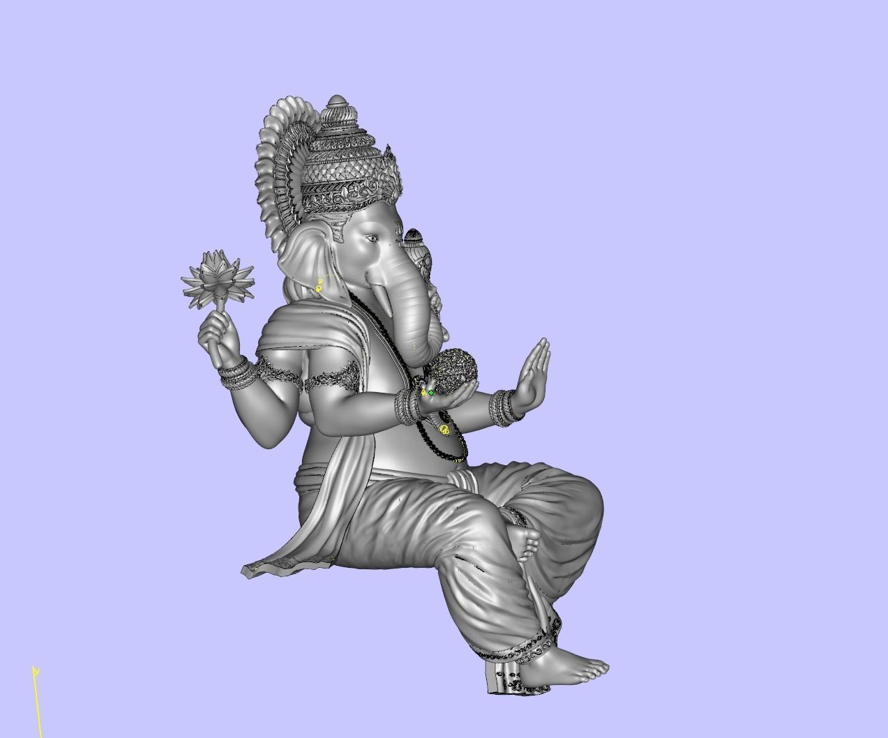 Ganesh 3D print model_1