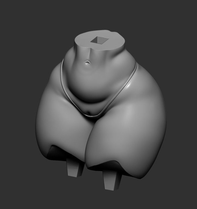 Princess Peach Ultra Thicc 3D Print Model 3D print model_16