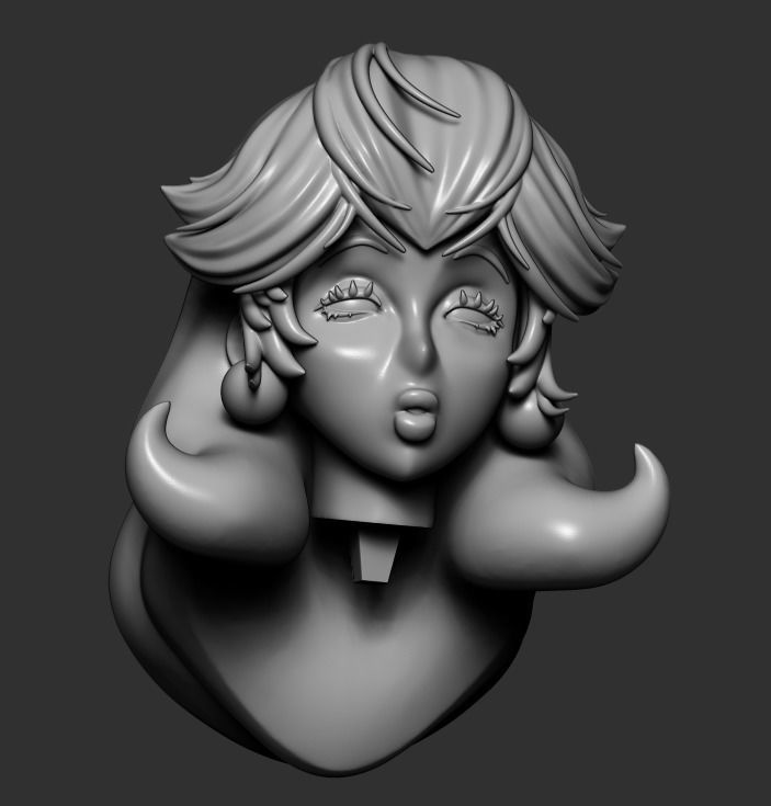 Princess Peach Ultra Thicc 3D Print Model 3D print model_14