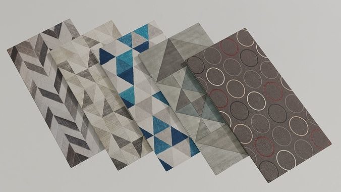 Different carpets 3D model