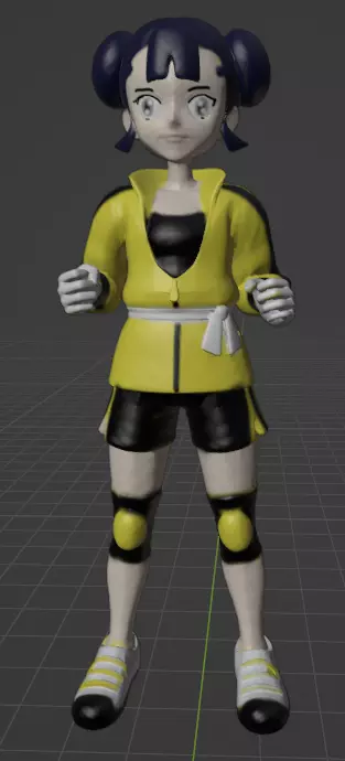 dojo student male and female 3D print model_0