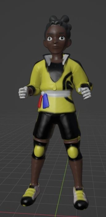 dojo student male and female 3D print model_1