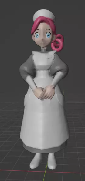 nurse joy galar  3D print model_0