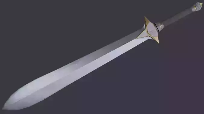 Sword 08 Low-poly 3D model