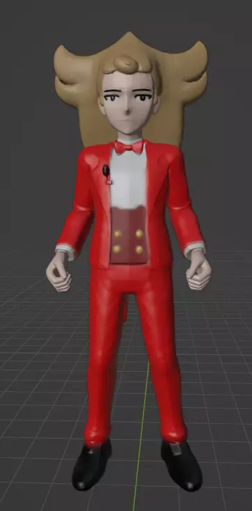 Shielbert pokemon trainer 3D print model