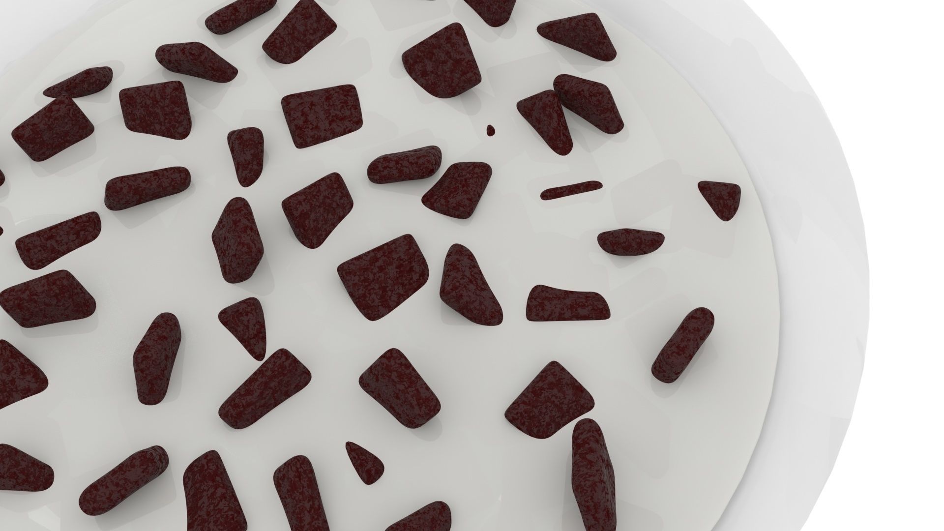 Bowl of Pillow Cereals 3D model_13