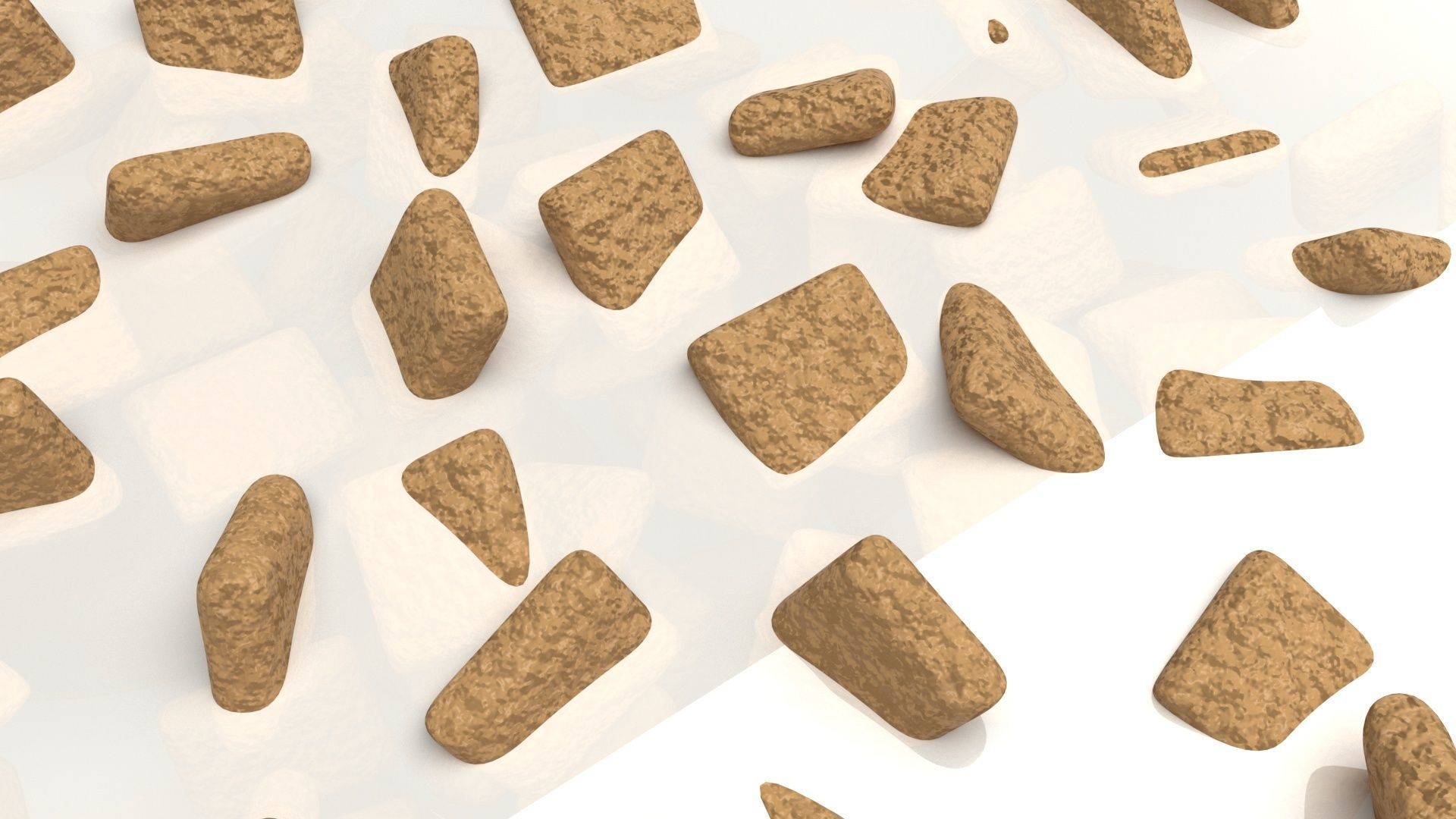 Bowl of Pillow Cereals 3D model_5