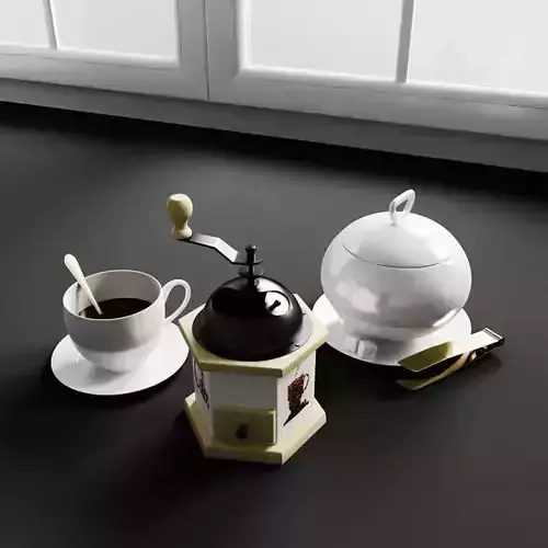 Coffe break 3D model