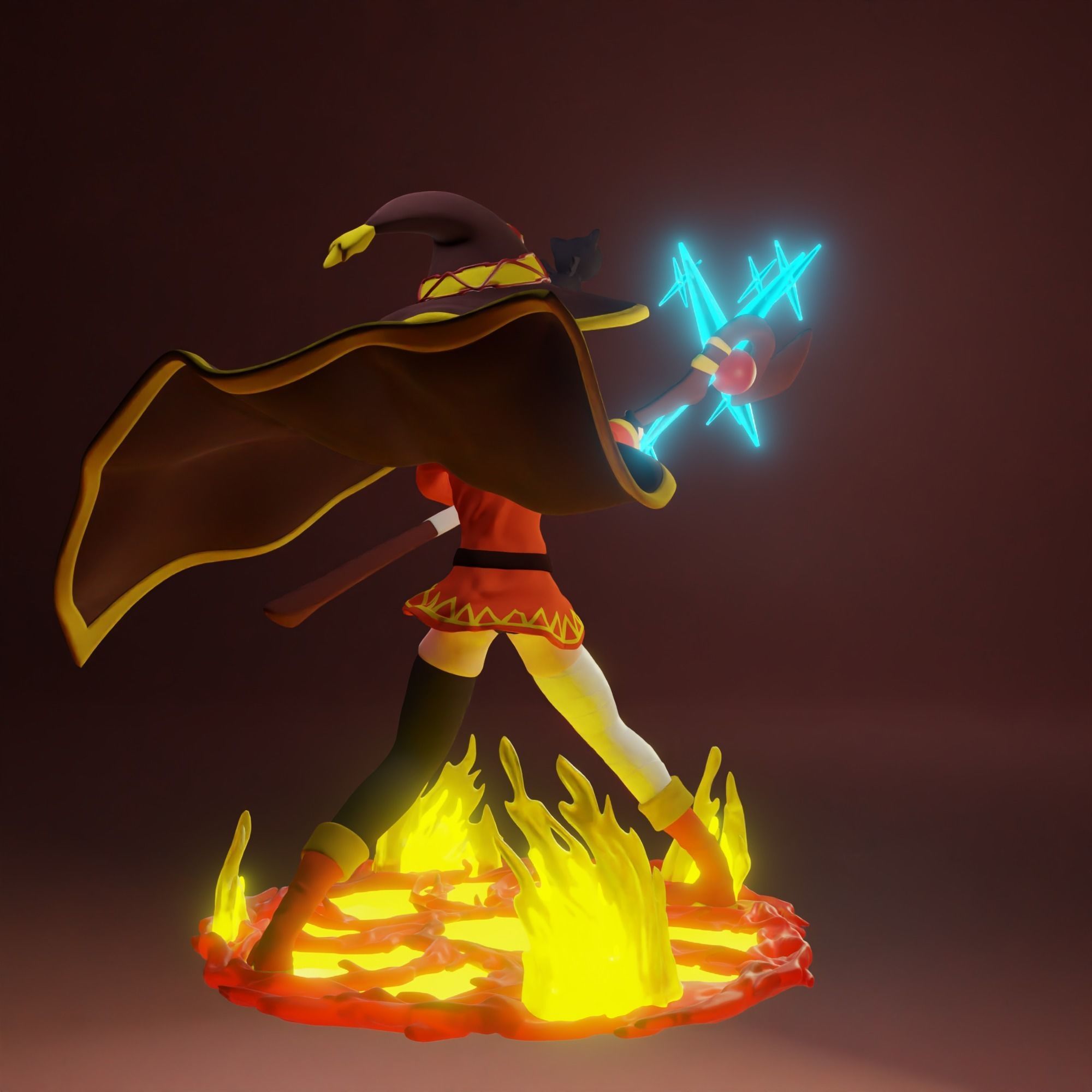 Megumin from Konosuba anime 3D print model_6