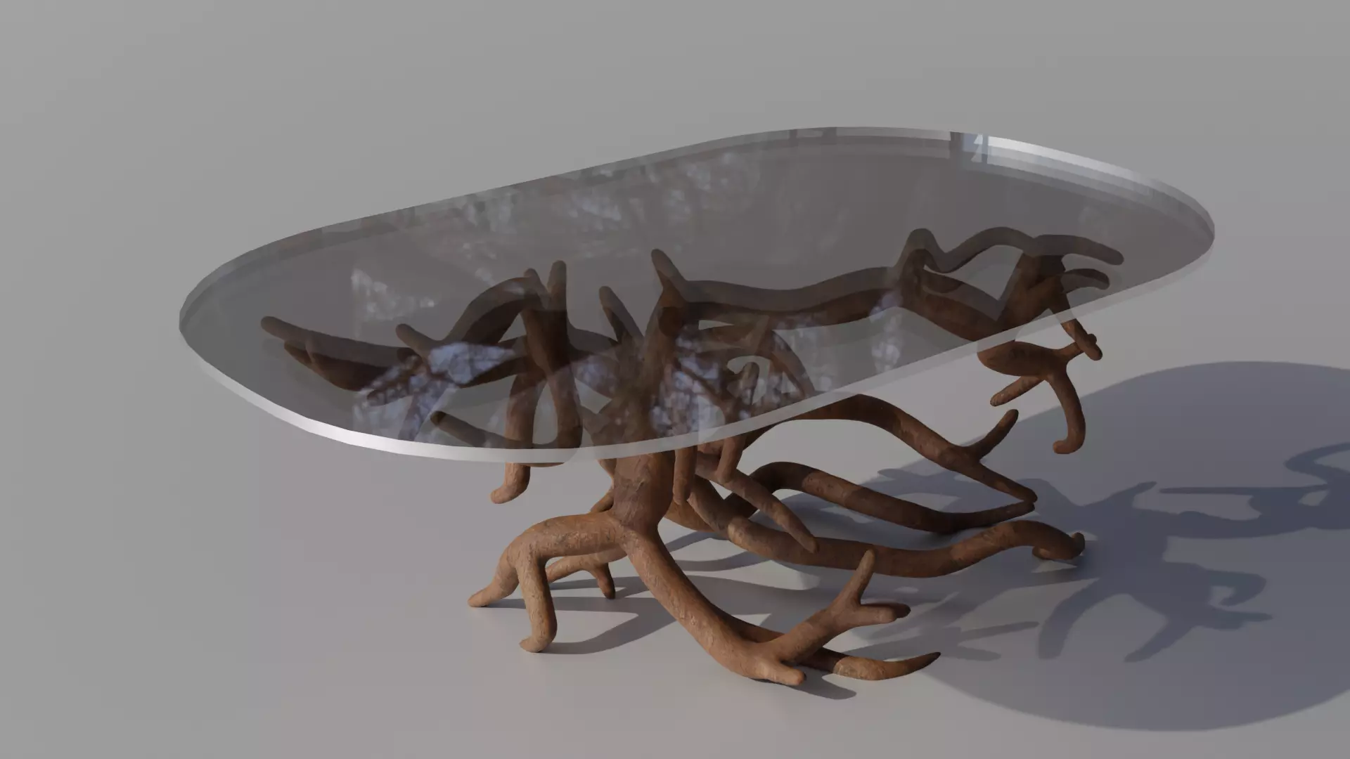 Organic roots Coffee Table 3D model
