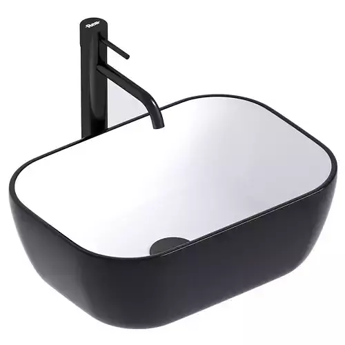 Washbasin REA Belinda Biliy Chorniy REA-U6332