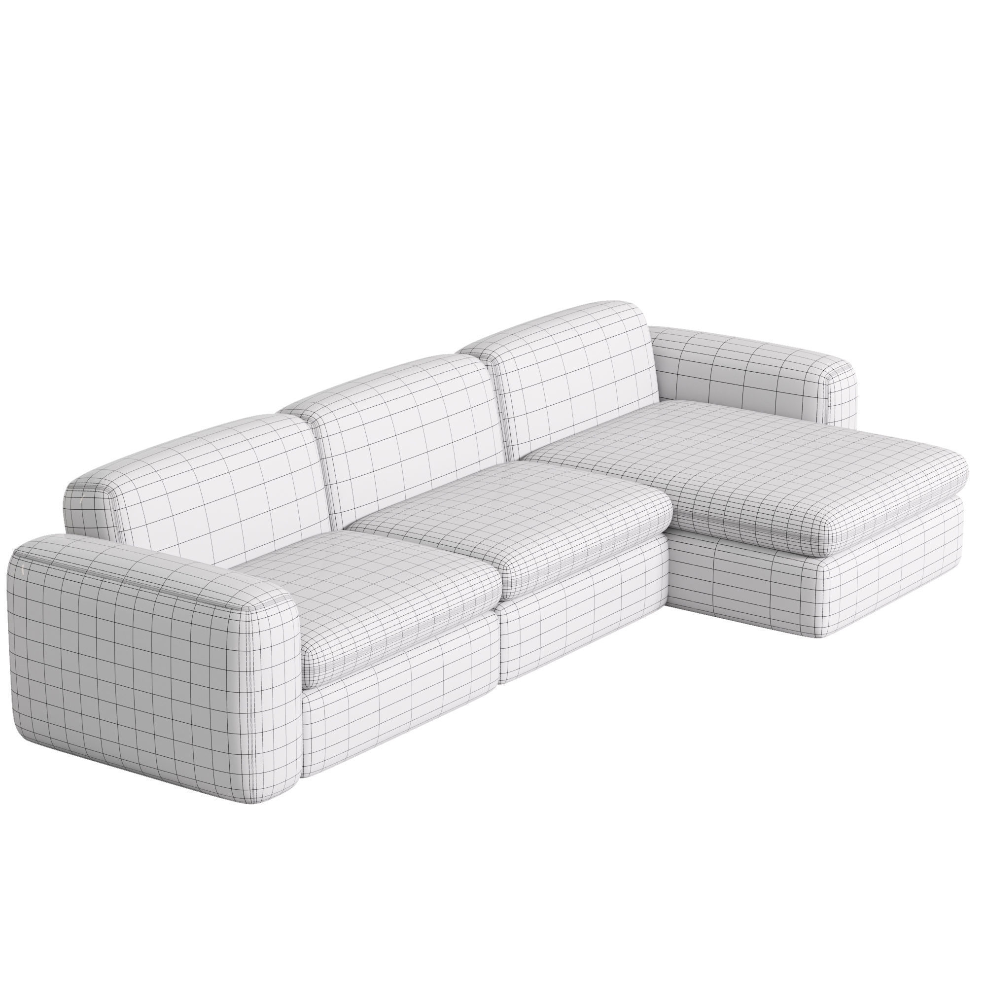 Botero sofa 3D model_2