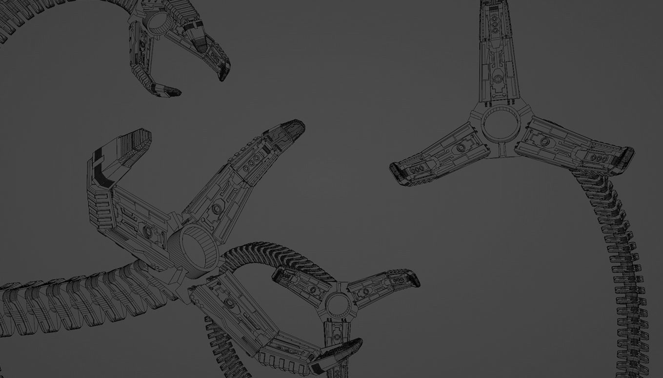 Doctor Octavius tentacles from SpiderMan Free 3D model_4