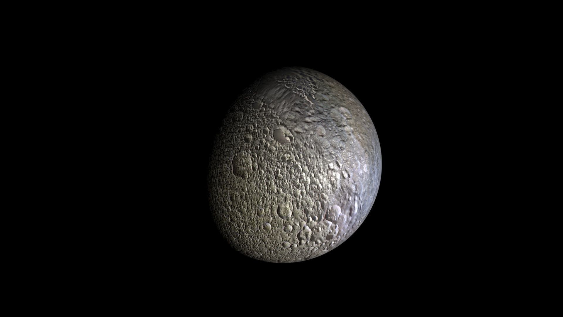 Mimas Planet 3D model_4