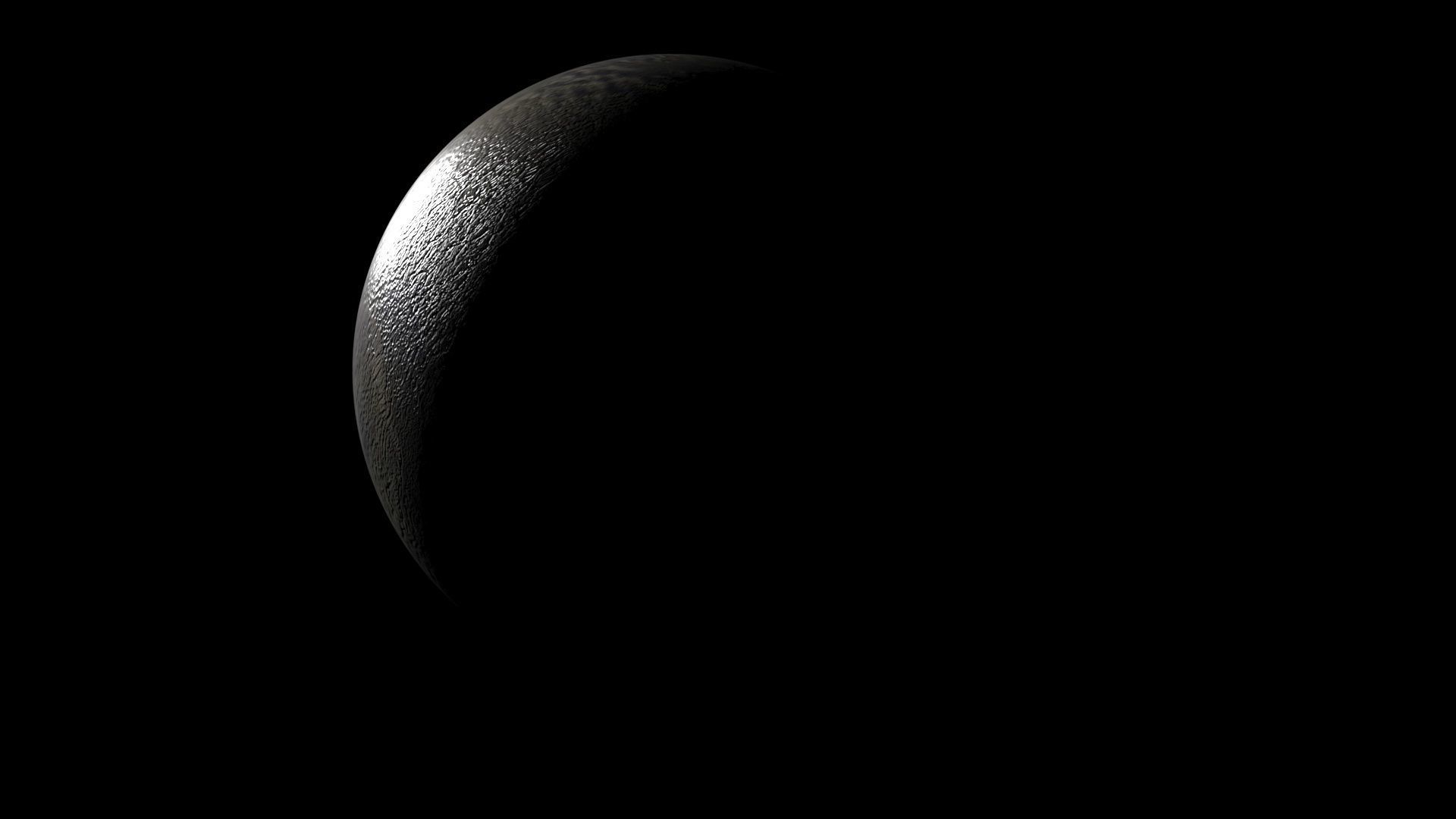 Mimas Planet 3D model_2