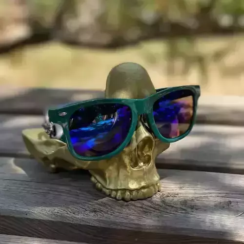Skull Glasses and Change Holder 3D print model