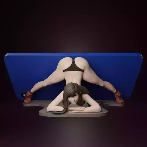 TIFA LOCKHART PHONE HOLDER NSFW 2 VERSIONS 3D print model