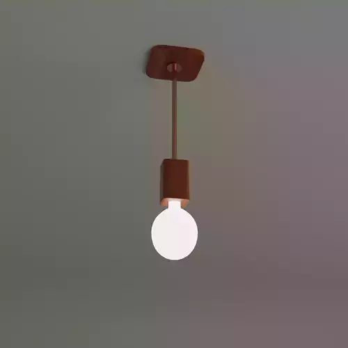 Kitchen lamp Low-poly 3D model