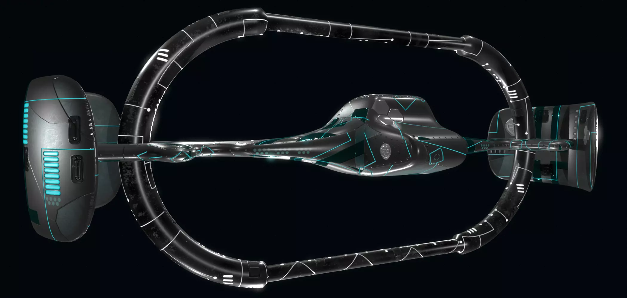 Spaceship 3D model_0