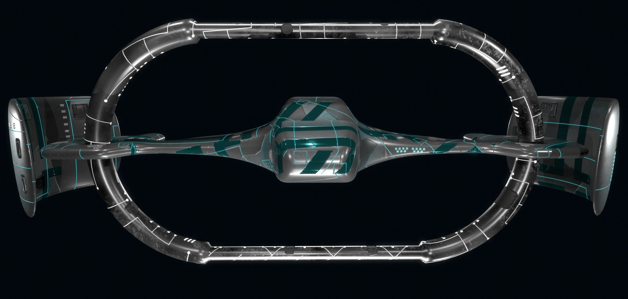 Spaceship 3D model_1