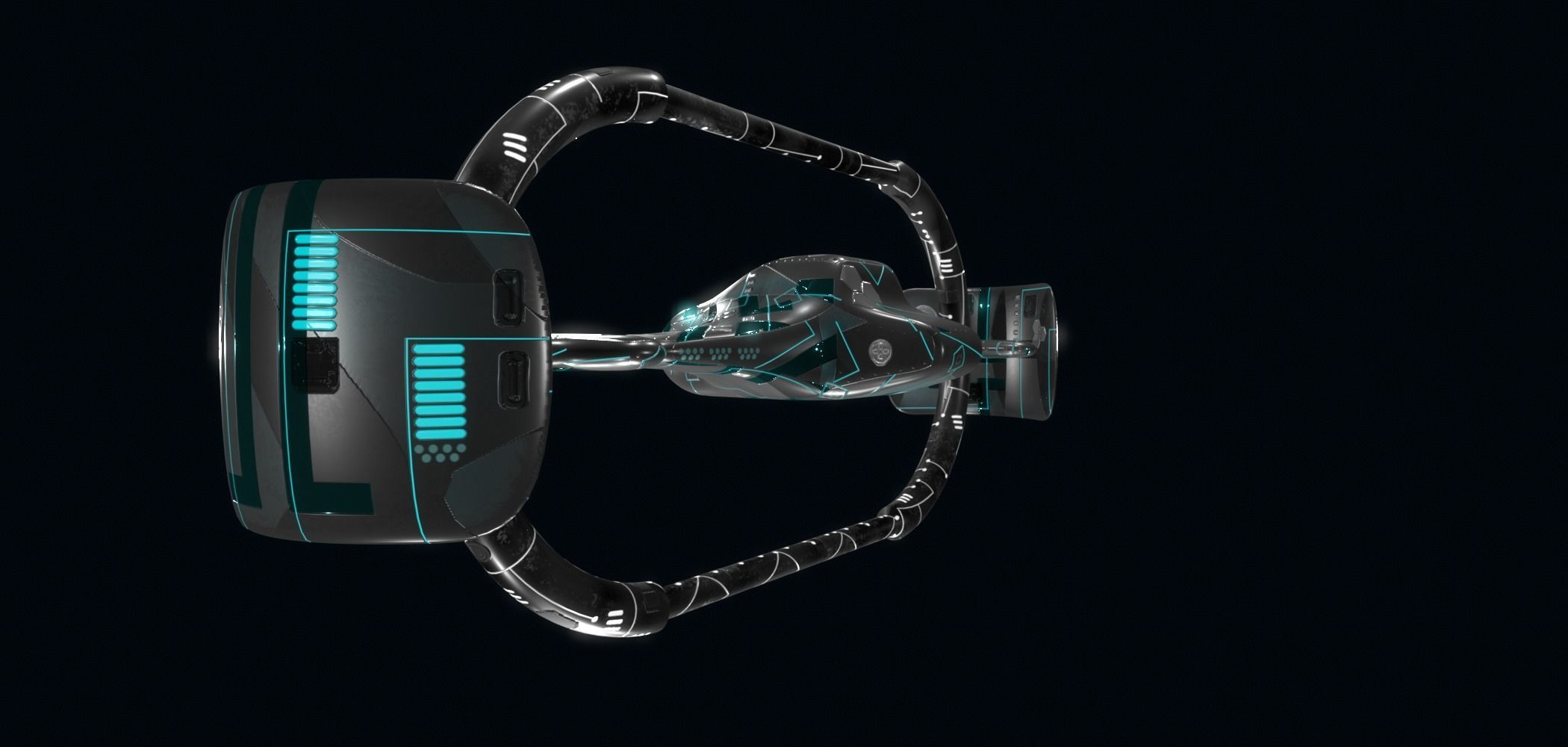 Spaceship 3D model_4