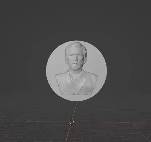 Vincent Van Gogh Relief 3D print model