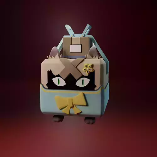 KIRARA BOX FORM FROM GENSHIN IMPACT 3D print model