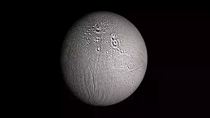 Enceladus Planet 3D model