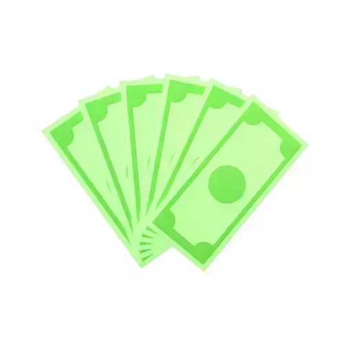 Spread Out Cartoon Money v1 001 Low-poly 3D model Spread Out Cartoon Money v1 001 Low-poly 3D model
