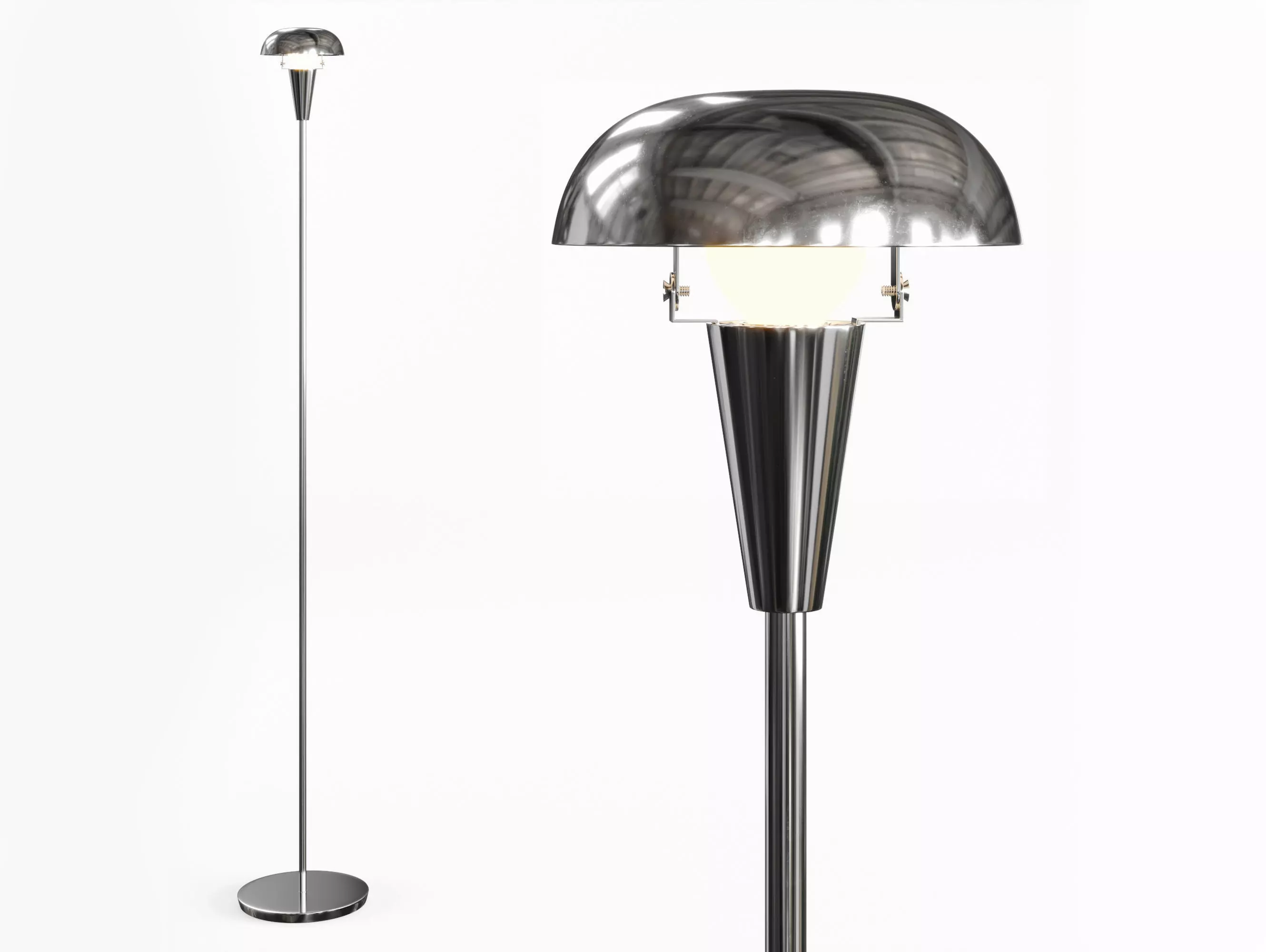 Tiny floor lamp by Fermliving 3D model_0