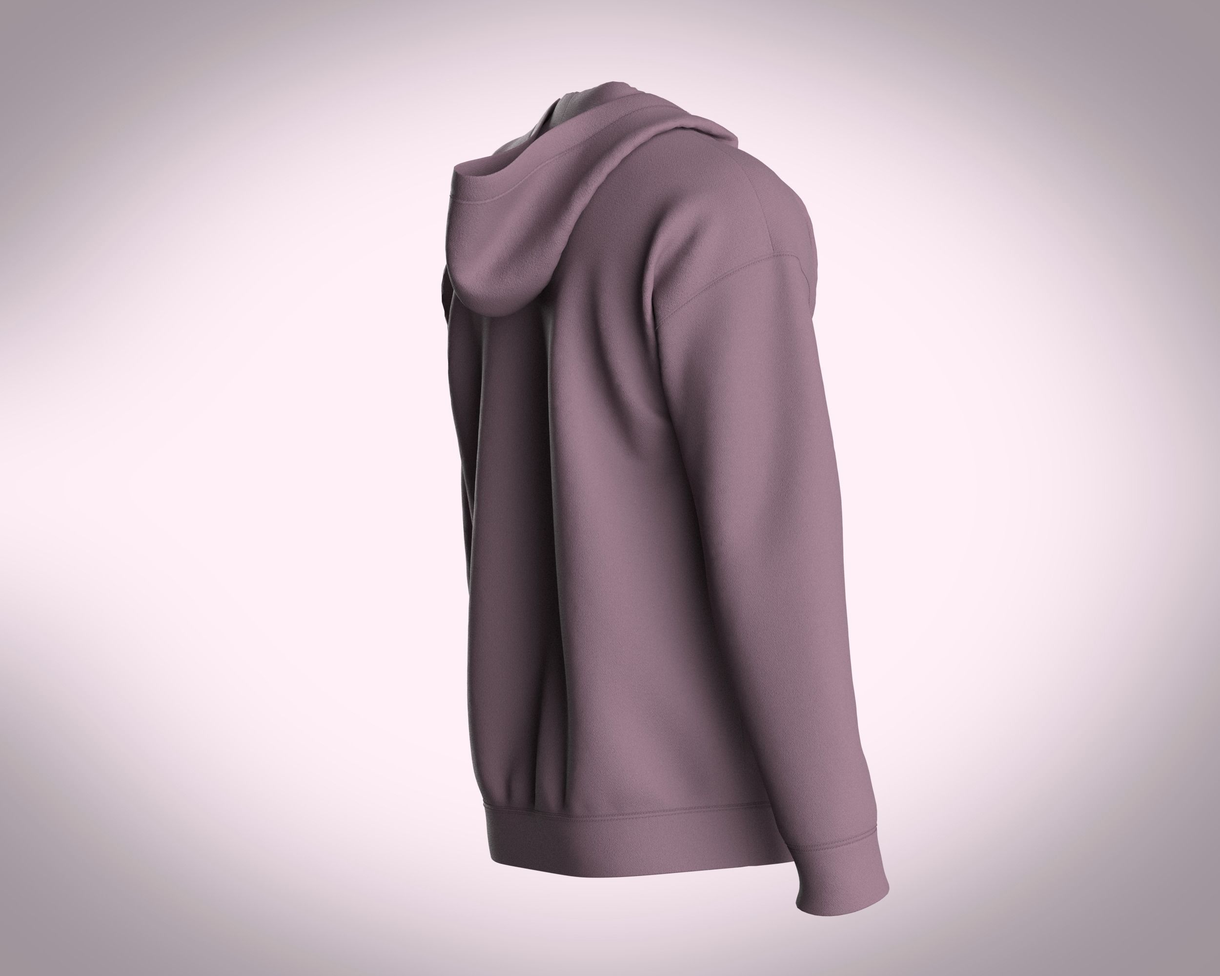 Hoodie-Unisex Style 3D model_3